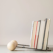 Стильна металева підставка для платівок та книг Two balls, фото 8