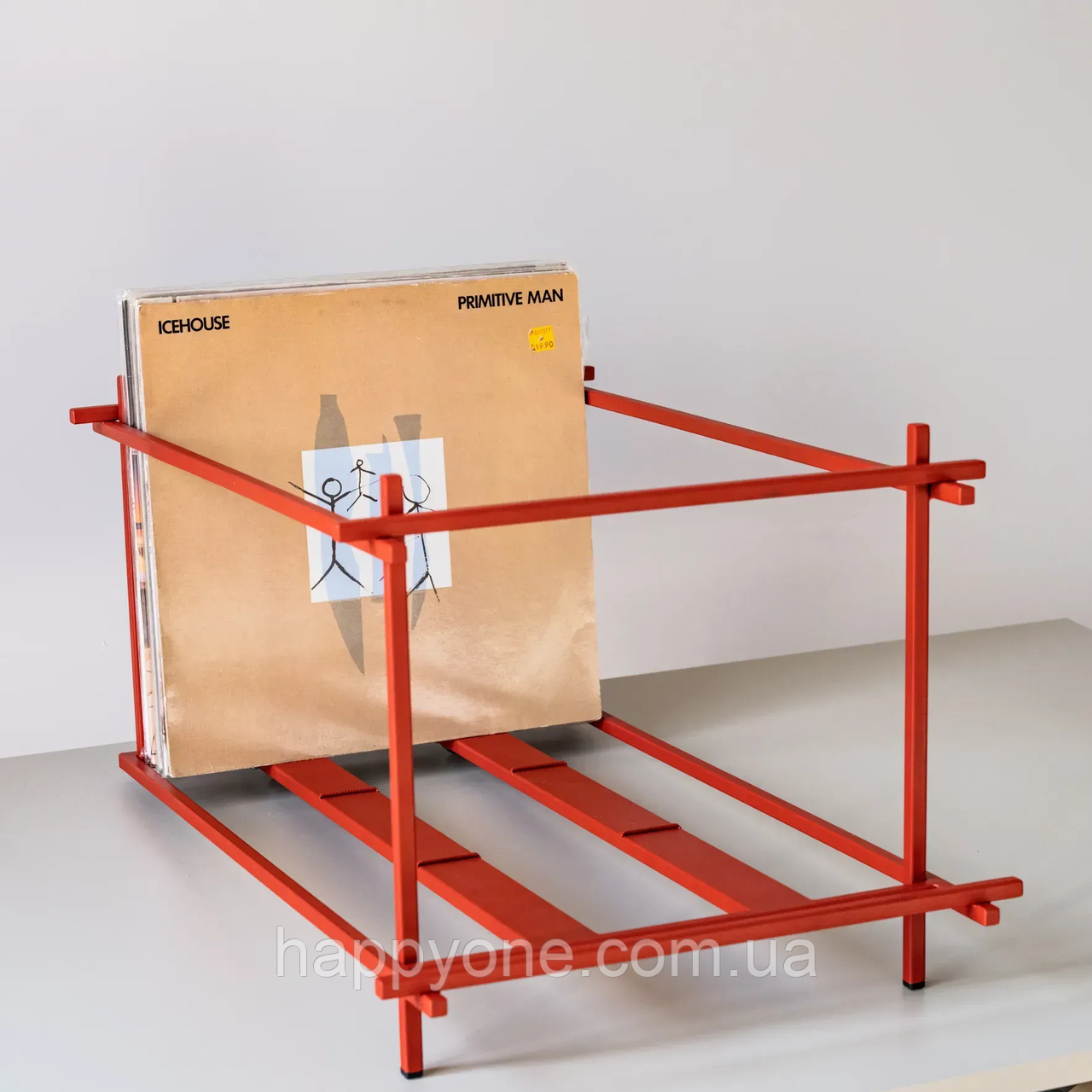 Контейнер для вінілових платівок Red Sticks (червоний), фото 1