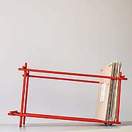 Контейнер для вінілових платівок Red Sticks (червоний), фото 4