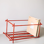 Контейнер для вінілових платівок Red Sticks (червоний), фото 7