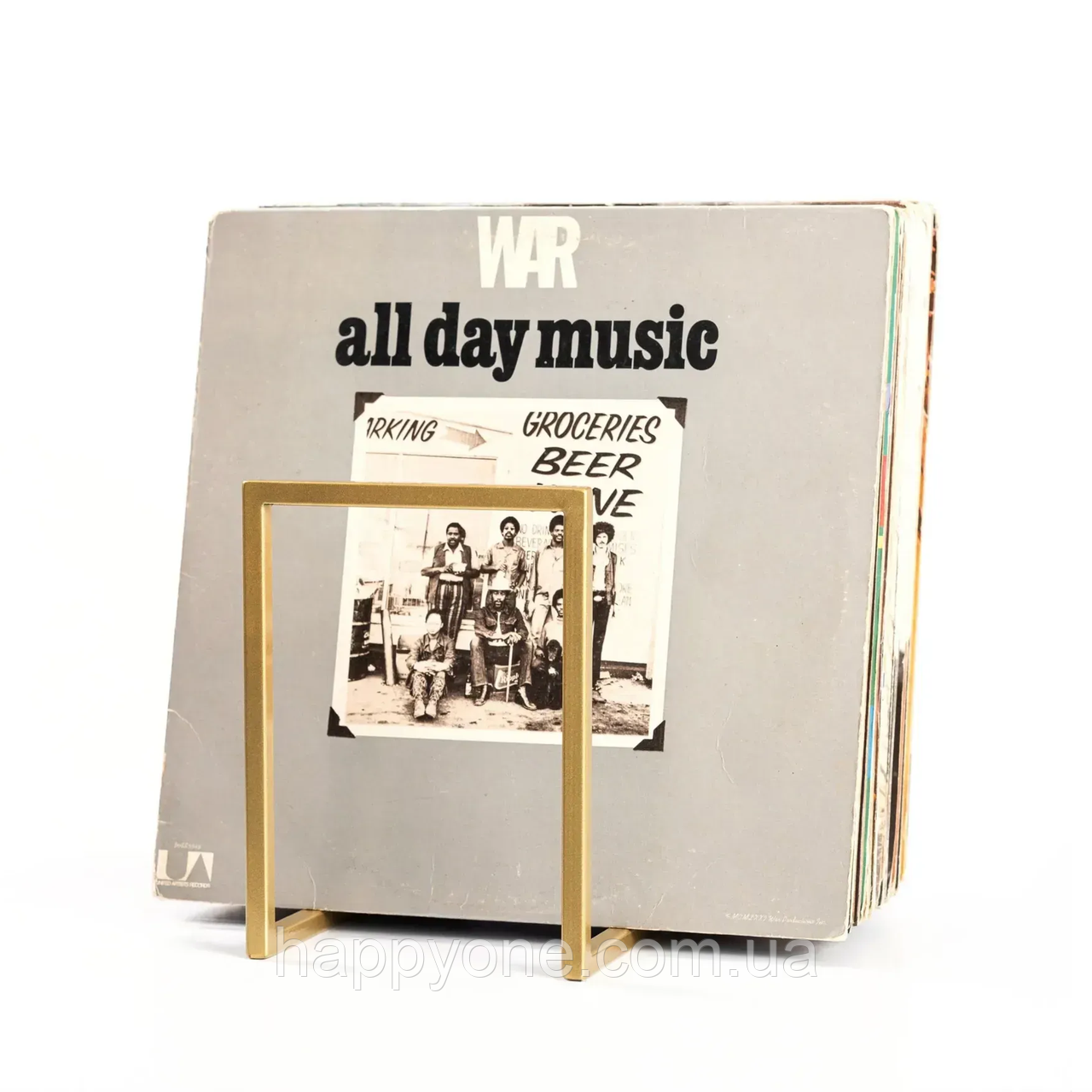 Підставка для вінілових платівок Gate (золотиста), фото 1