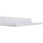 Металева настінна полиця Glozis Urban White 40 (біла), фото 2