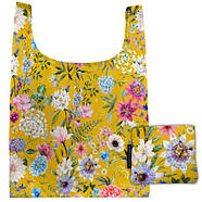 Складна сумка для покупок "Квіти на жовтому фоні", фото 3