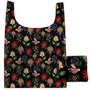 Складна сумка для покупок "Пташки та квіти", фото 3