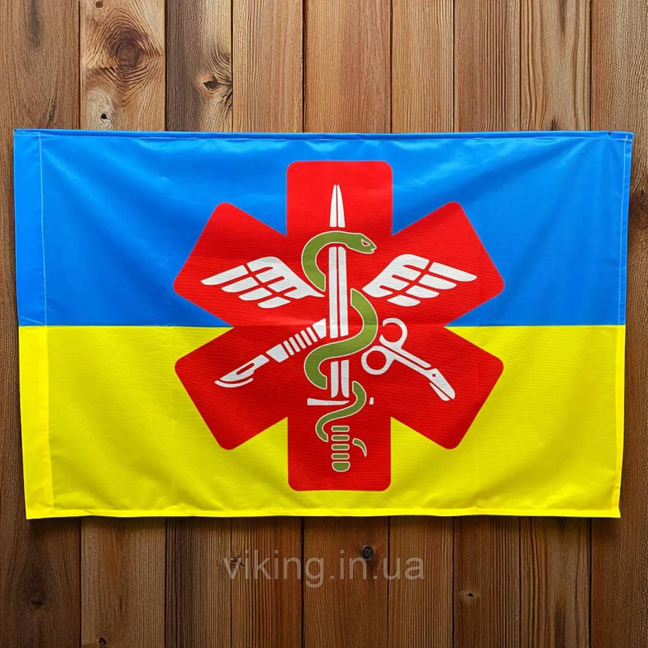 Прапор "Медик" жовто-блакитний, фото 1