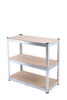 Стелаж металевий 900х610х310 з МДФ полицею 3мм з підсилюючою перемичкою