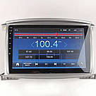Штатна магнітола TOYOTA LAND CRUISER 2003-07-, Автомагінітола андроїд 2DIN,головний пристрій тойта крузер, фото 4