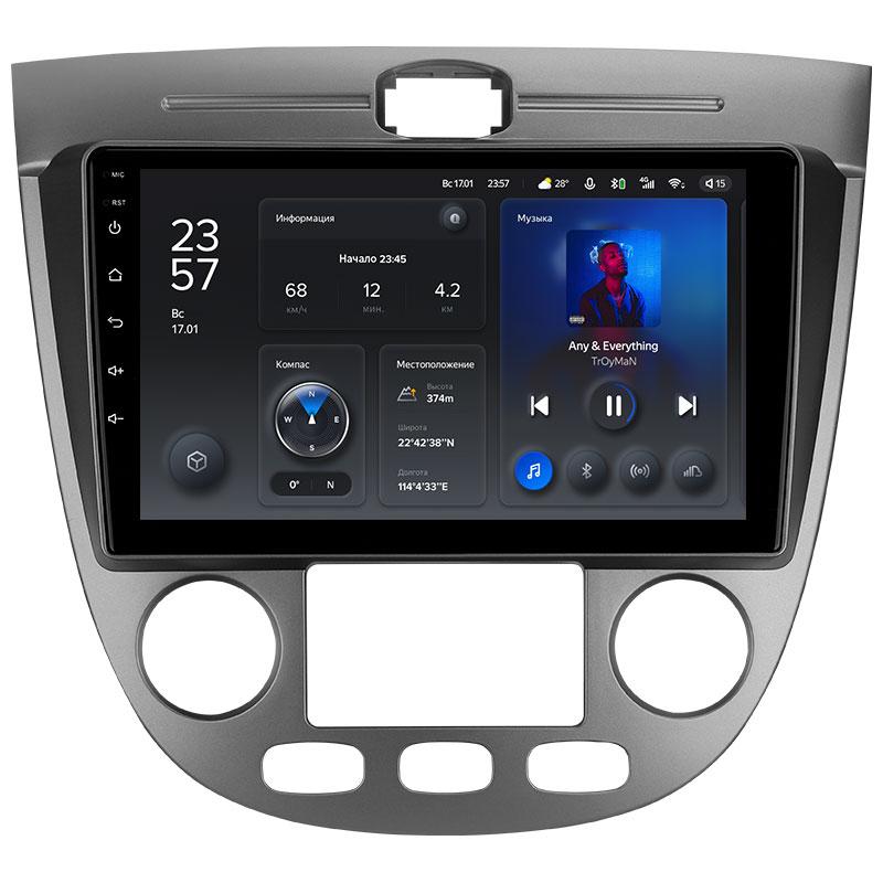 Штатна магнітола андроїд Chevrolet Lacetti 2004 Автомагнітола 2дин 2/32, штатний головний пристрій шевроле, фото 1