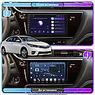 Штатна магнітола андроїд TOYOTA COROLLA 2017-19 Автомагнітола 2дин 2/32, штатний головний пристрій Tota, фото 5