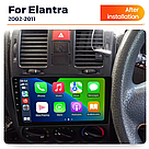 Штатна магнітола андроїд HYUNDAI-GETZ 2002-11 9 Автомагнітола 2дин 2/32, штатний головний пристрій хюндів, фото 2