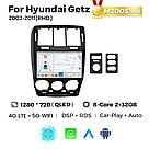 Штатна магнітола андроїд HYUNDAI-GETZ 2002-11 9 Автомагнітола 2дин 2/32, штатний головний пристрій хюндів, фото 3