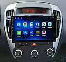 Штатна магнітола андроїд KIA CEED 2006-12 9" Автомагнітола 2дин 2/32, штатний головний пристрій кіа, фото 3