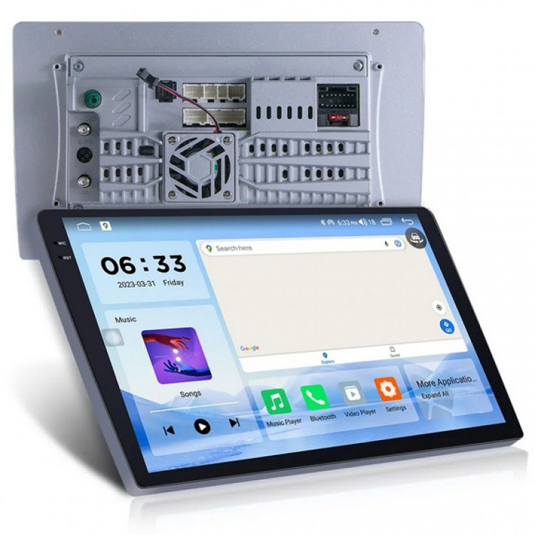 Універсальна Mагнітола K7862- 9'' IPS DSP with carplay(4+32+4G sim) 8 Core Android 12 RGB, фото 1