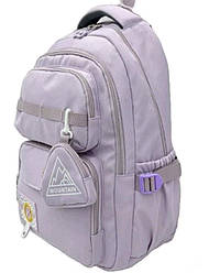 Рюкзак шкільний з сумочкою брелком в кольорах (висота 47 см)