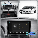 Штатна магнітола андроїд OPEL COMBO 2011-18 Автомагнітола 2 дин 2/32, штатний головний пристрій оболь, фото 4