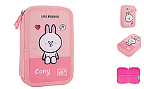 Пенал твердий YES подвійний HP-01 Line Friends Pretty Choco and Cony 533638