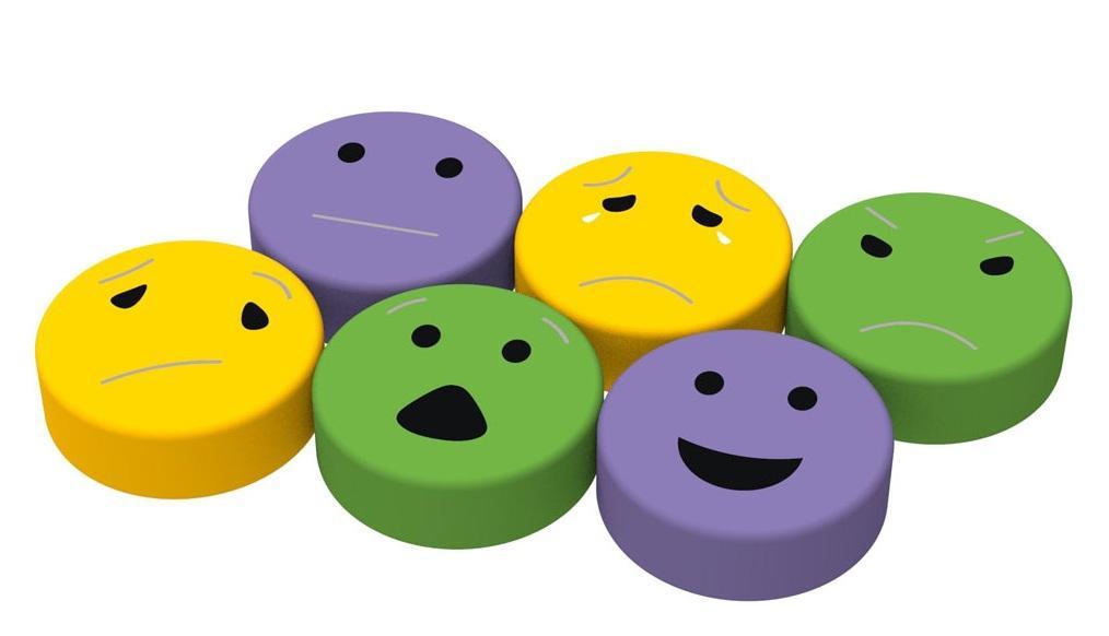 Комплект пуфів дитячих ігрових "Емоції" для дитячих ігор. Пуфи ігрові, фото 1