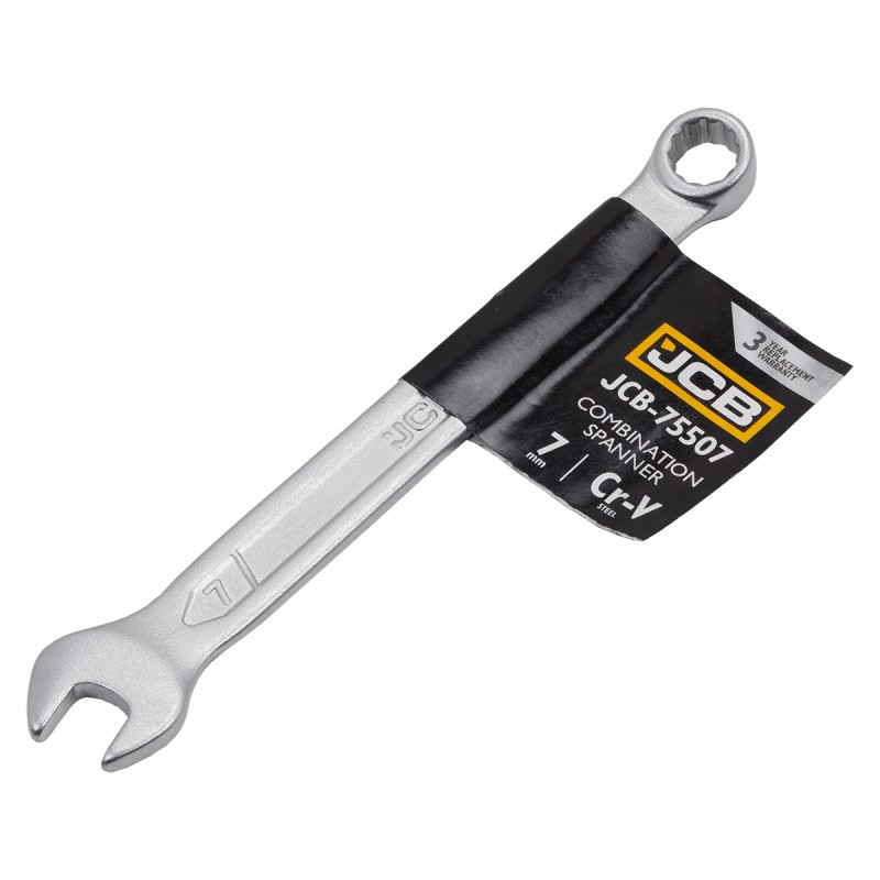 Ключ ріжково-накидний 7 мм JCB Tools JCB-75507