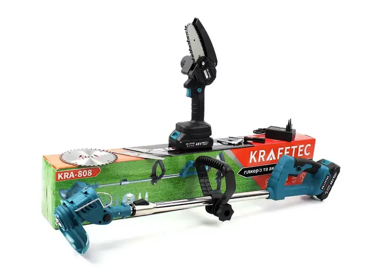 Набір інструментів Тример Мініпилка KRAFFTEC KRA-808 6шт 6213, фото 1