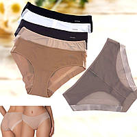 Труси жіночі сліп La Vivas безшовні з сіточкою 1 шт Розмір L XL XXL