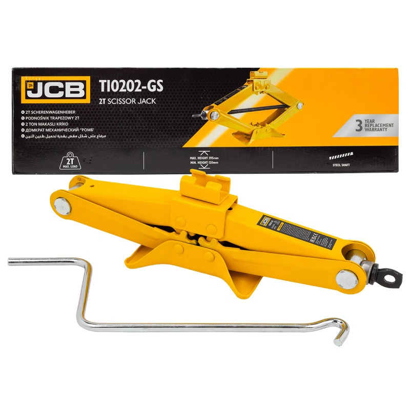 Домкрат гвинтовий 2т JCB Tools JCB-T10202, фото 1