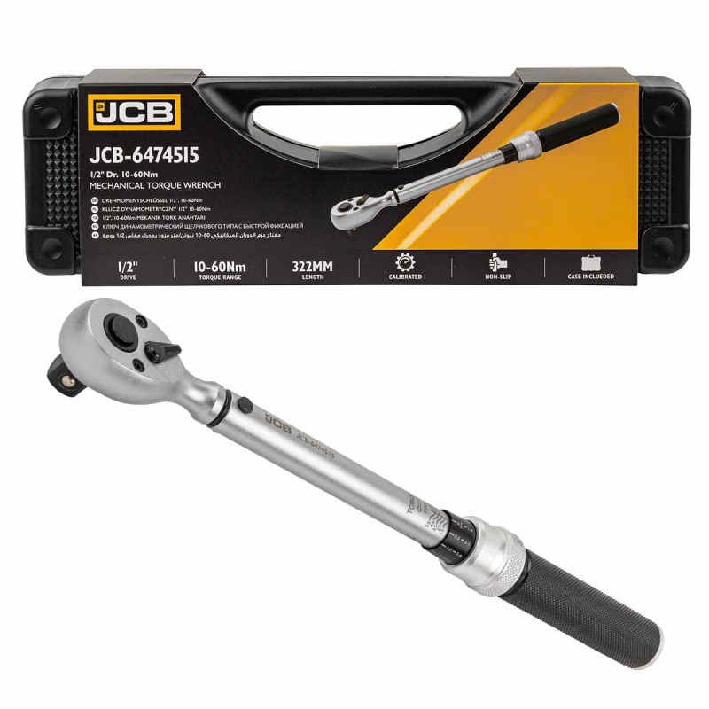 Динамометричний ключ 1/2" (10-60 Нм) JCB Tools JCB-6474515