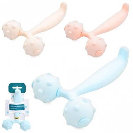 Масажер MS 4106 для шиї тіла 3 кольори лист 9 5-15-3 5 см., фото 1