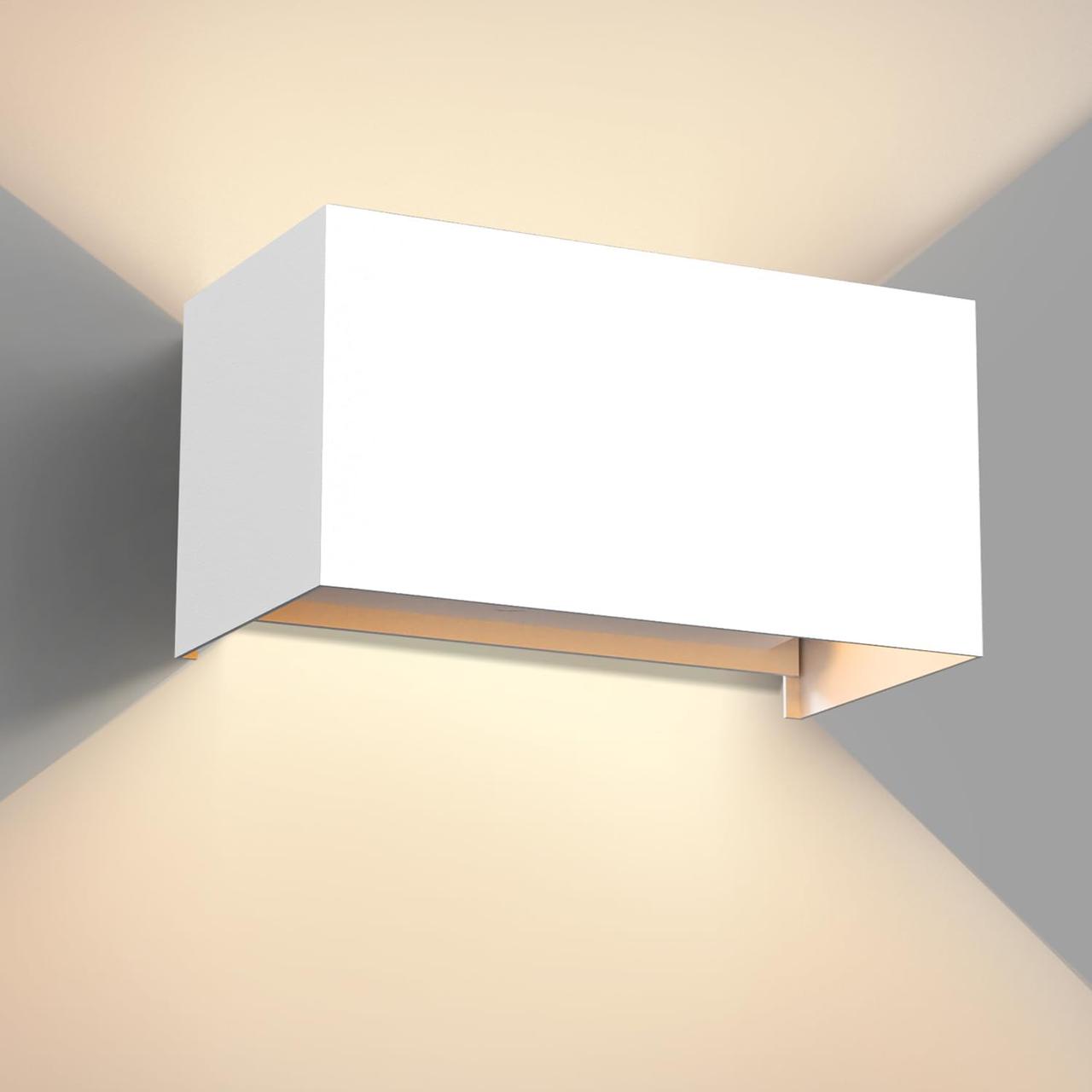 Світлодіодний настінний світильник vatato 24 Вт, 3000 К, білий, фото 1