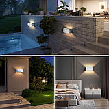 Світлодіодний настінний світильник vatato 24 Вт, 3000 К, білий, фото 8