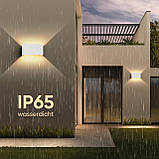 Світлодіодний настінний світильник vatato 24 Вт, 3000 К, білий, фото 7