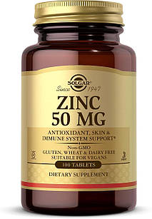 Solgar Zinc 50 mg 100 tab