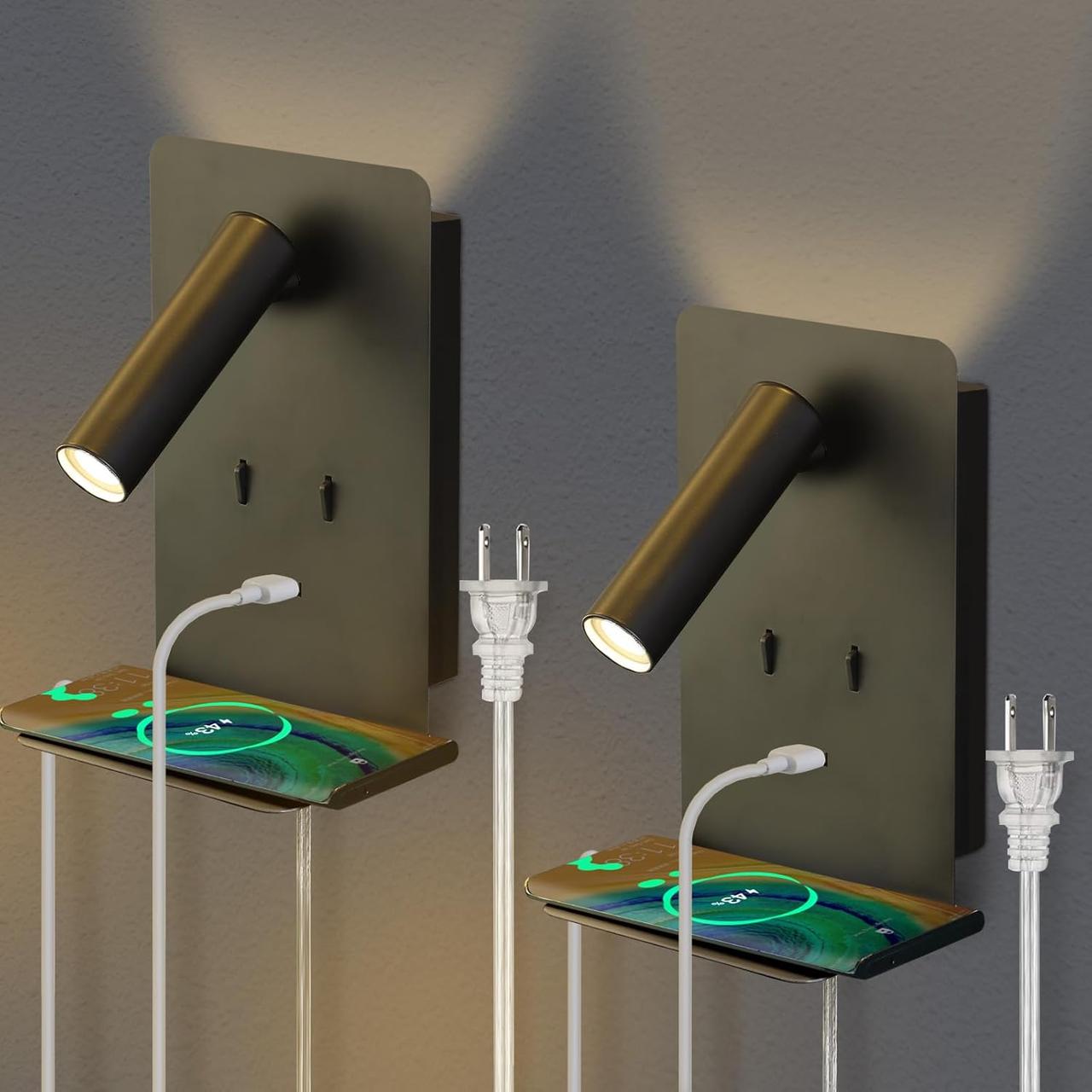 Сучасний світильник ZEROUNO для спальні, комплект із 2 предметів, фото 1