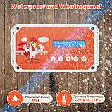 Автоматичні двері курника, водонепроникний відчинювач дверей курника MINENICE з дистанційним керуванням, автоматичні батарейні, фото 4