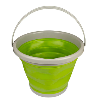 Відро TRAMP складане силіконове 5л, Зелений