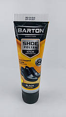 Крем для взуття туба з аплікатором чорний, ТМ Barton, 75 мл (1 шт.)