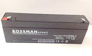 Акумулятор 12 V 2.3 Ah Bossman profi 6FM2.3 