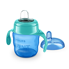 Чашка з носиком Philips Avent, SCF551/05, блакитна, від 6 місяців, 200 мл, 1 шт