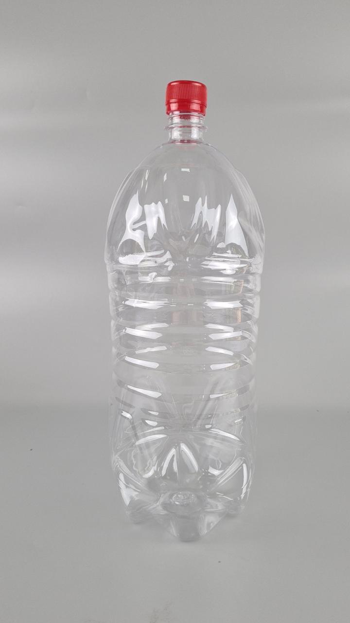 Пластикова пляшка ПЕТ 3,0 л, прозора з кришкою СБ (50 шт.), фото 1