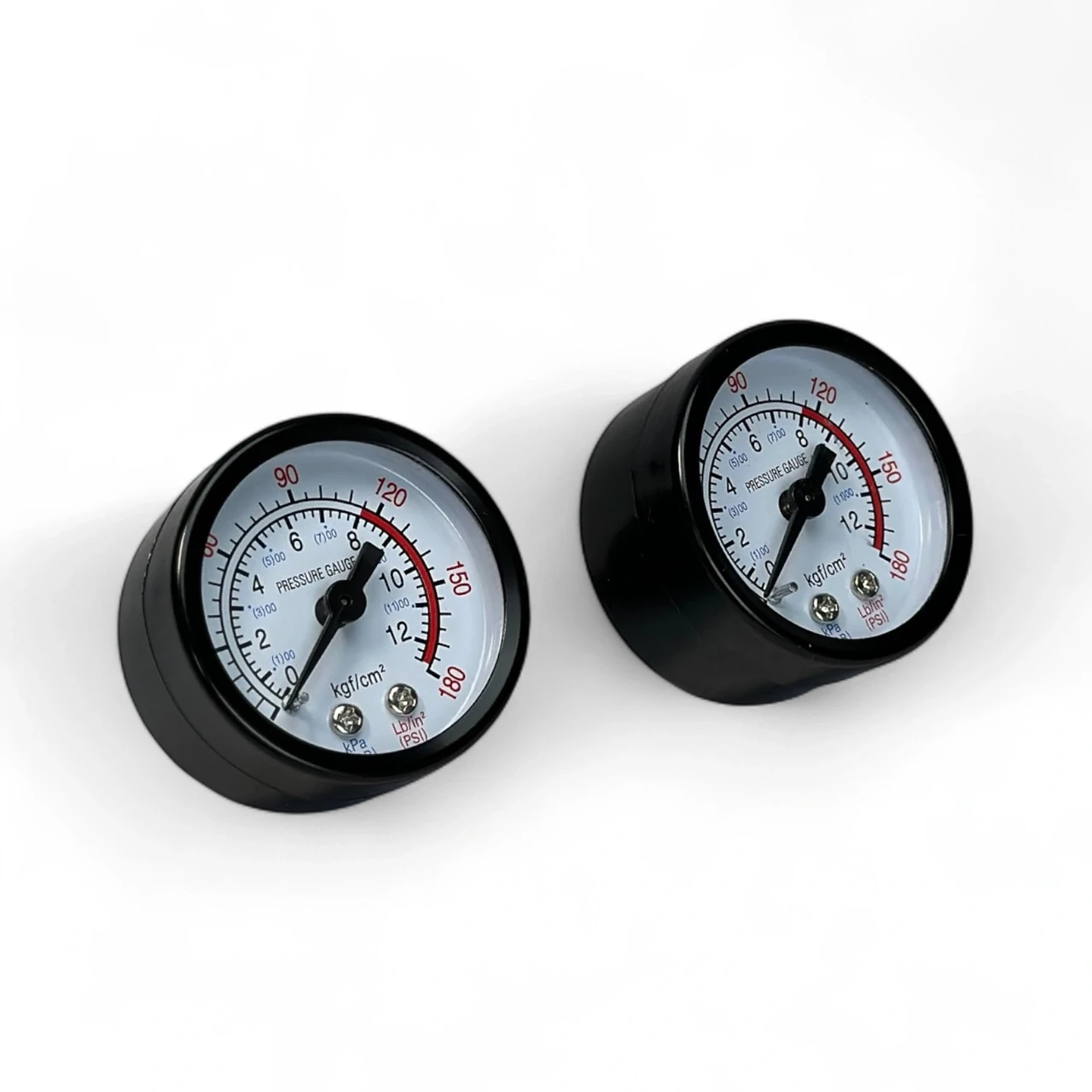 Манометри для компресора, металеві (2 шт.) (10 мм, 12 Bar), фото 1