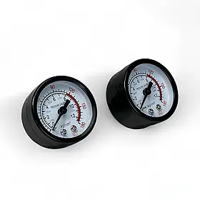 Манометри для компресора, металеві (2 шт.) (10 мм, 12 Bar)