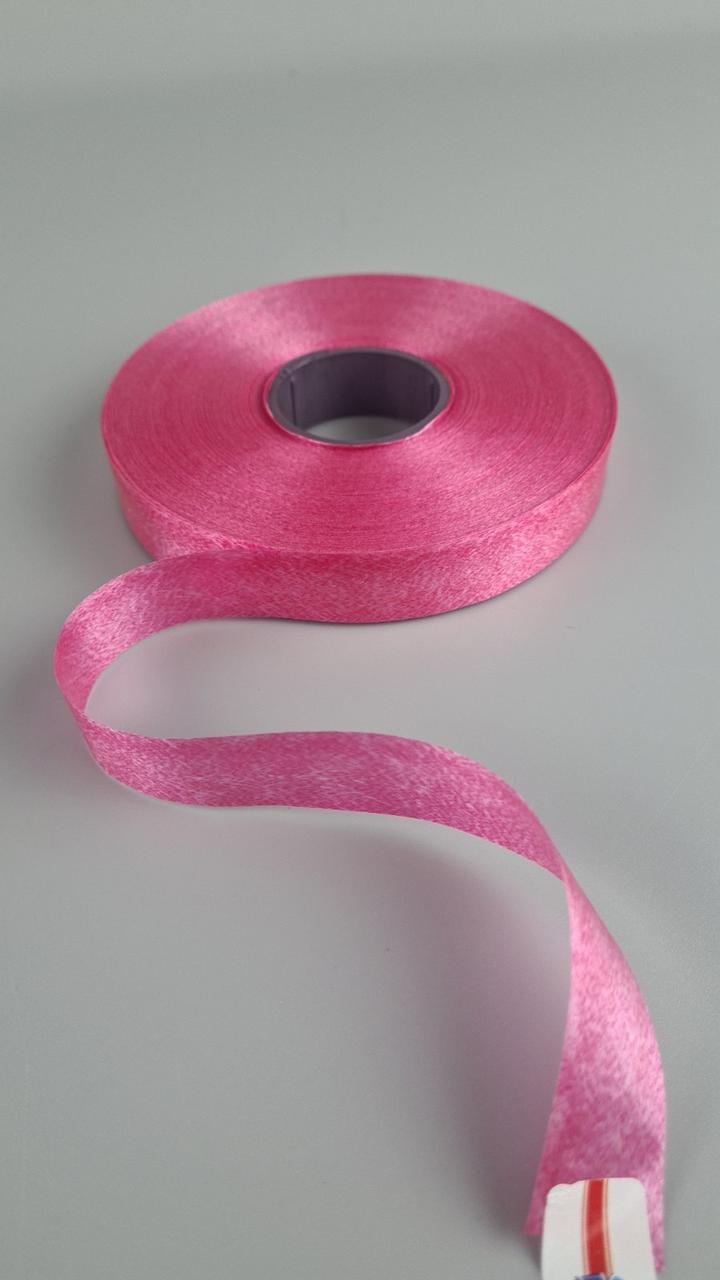 Стрічка поліпропіленова для повітряних куль і подарунків 2 см х 100 ярдів малинова (1 пачка), фото 1