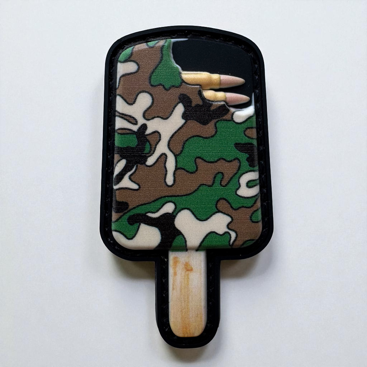 Патч / Шеврон гумовий на липучці морозиво камуфляж пвх