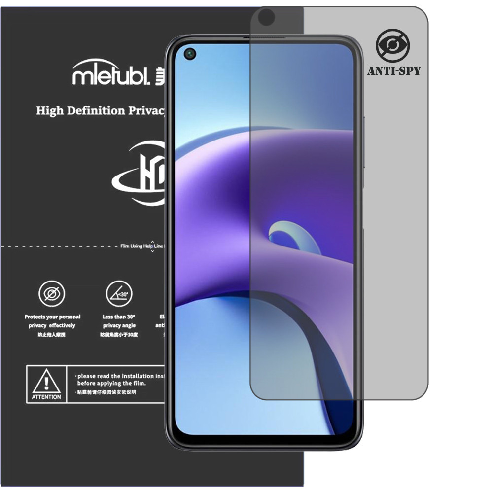 Гідрогелева плівка антишпигун Mietubl HD Privacy Screen Protector для Xiaomi Redmi Note 9T, фото 1