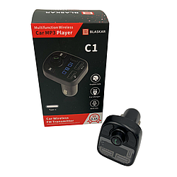 Автомобільний FM-трансмітер модулятор Blaskar C1 Bluetooth MP3 зі швидкою зарядкою 3.1A