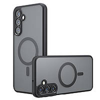 Протиударний чохол Matte Magsafe для Samsung Galaxy A36 5g чорний бампер