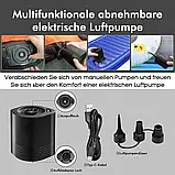 Надувний матрац Luxchoice самонадувальне двоспальне ліжко 203 x 152 x 22 см, фото 4