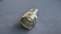 Штуцер шланговий різьбовий нержавіючий DN40 (1"1/2), н/ж сталь AISI304, зовнішня різьба BSPP, ялинка 40 мм