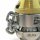 Насадка ланцюгова для промивки каналізації QP-4240 (70 л/хв, 360° М22), фото 6