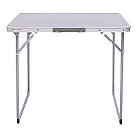 Стіл для пікніка розкладний 75×55×65 (см) Сірий Lugi JY-7555G