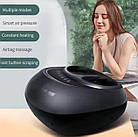 Електричний масажер для ніг і ступень Benbo BZ-9030 з підігрівом, роликовим, компресійним та шиацу масажем, фото 3